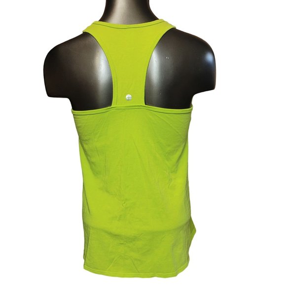 Soybu Women's Neon Green Activewear Racerback Tank Top M - Picture 2 of 4